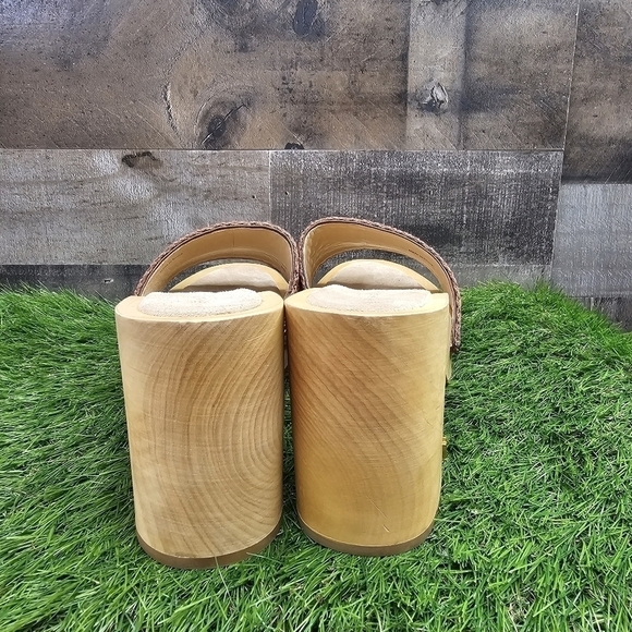 New Veronica Beard Hannalee Woven Platform Sandal. 10 - Picture 5 of 14